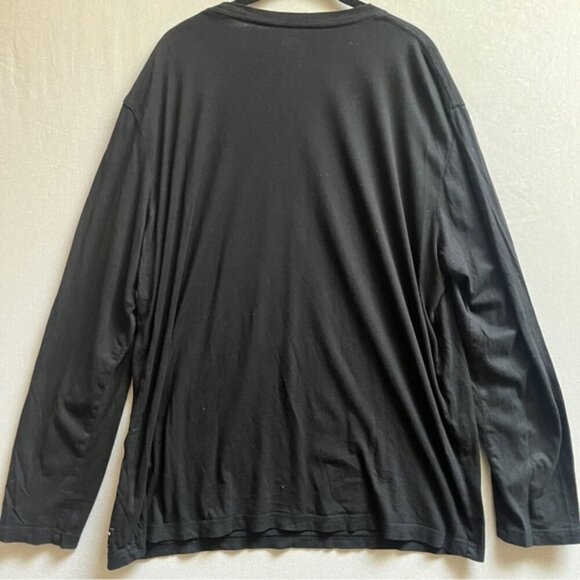 Roots winter beaver logo organic cotton long sleeve shirt Sz L - Picture 4 of 8